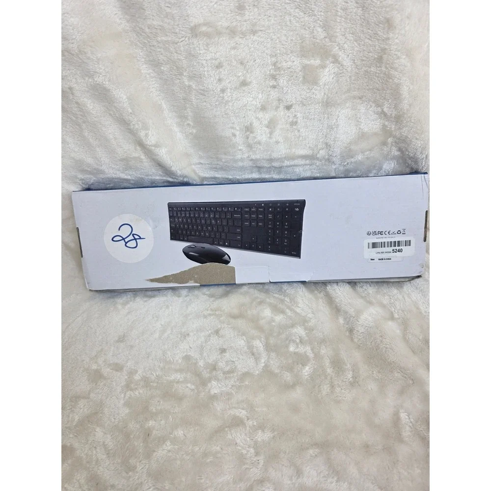 2.4G Wireless‎ Keyboard and Mouse Combo USB Receiver Ergonomic Design Black